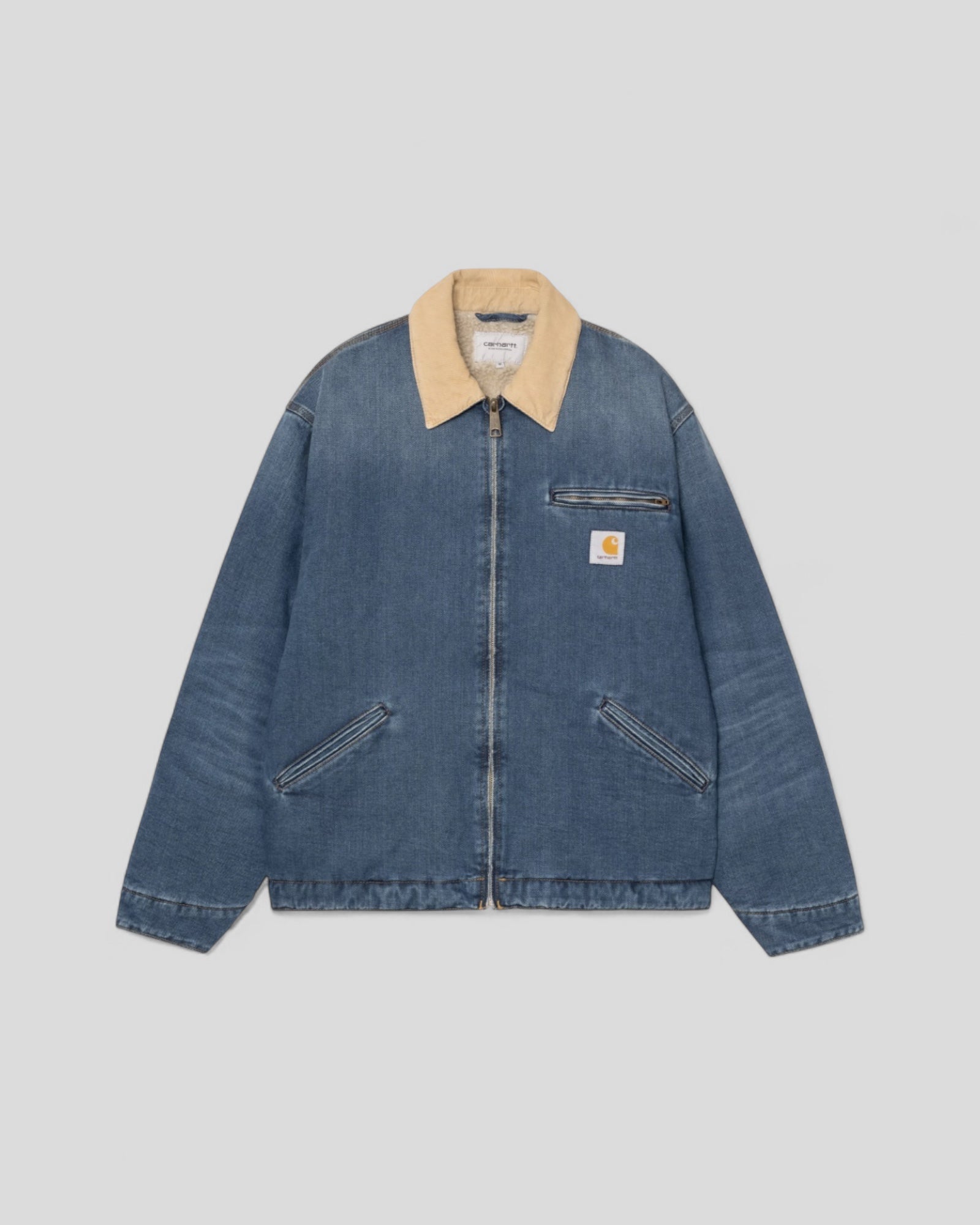 Carhartt || Detroit Jacket - Blue / Dusty H Brown - M' Carhartt