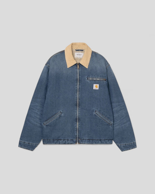 Carhartt || Detroit Jacket - Blue / Dusty H Brown - M' Carhartt