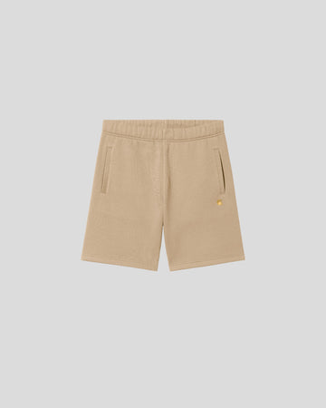 Carhartt || Chase Sweat Short -Sable/Gold