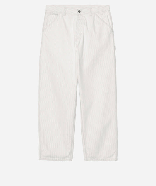 Carhartt || Mercer Single Knee Pant - Mercer Stripe / Graphite / Bleached - M’ Carhartt