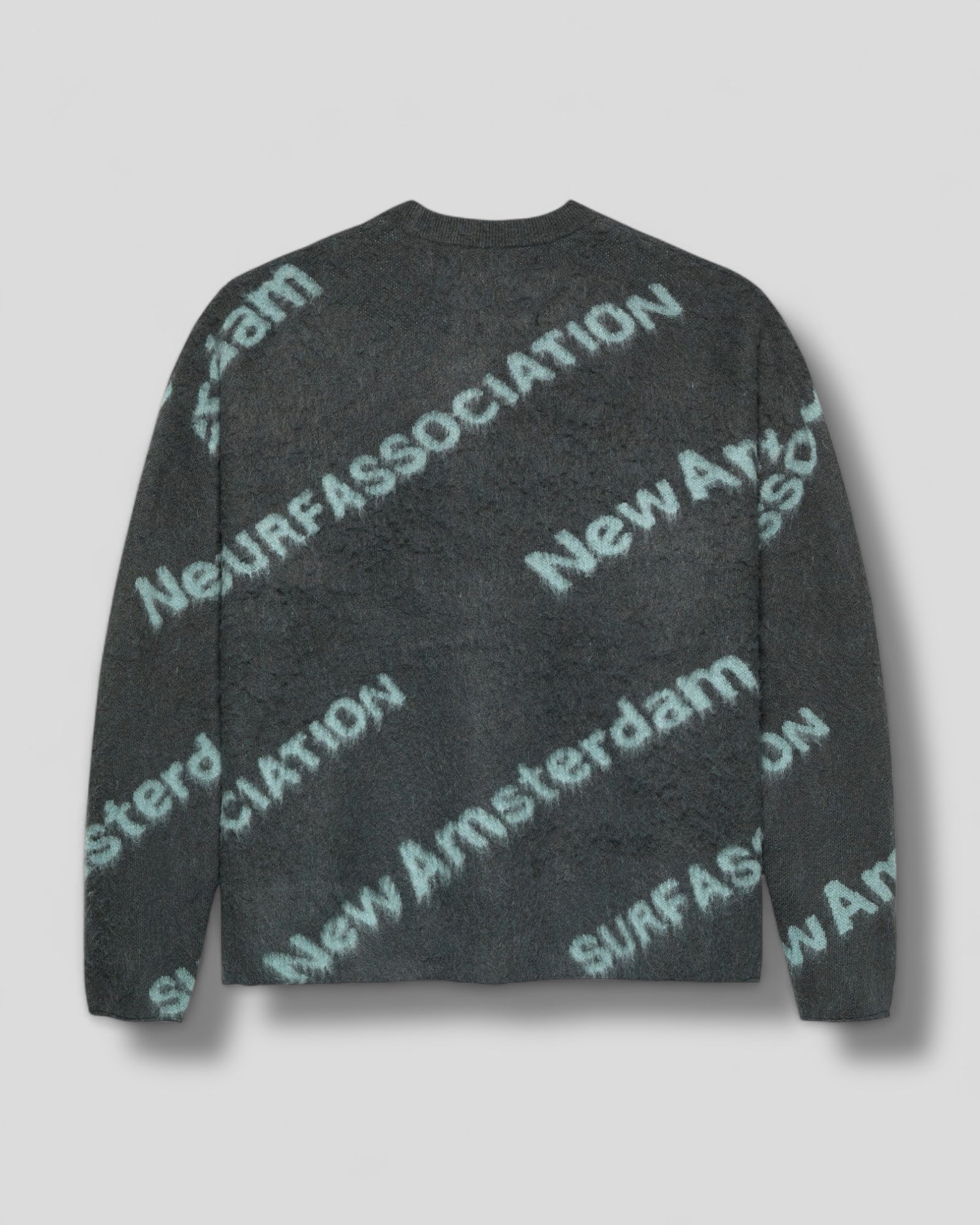 New Amsterdam || Jacquard Knit - Shark Green / Teal - M’ New Amsterdam Surf Association