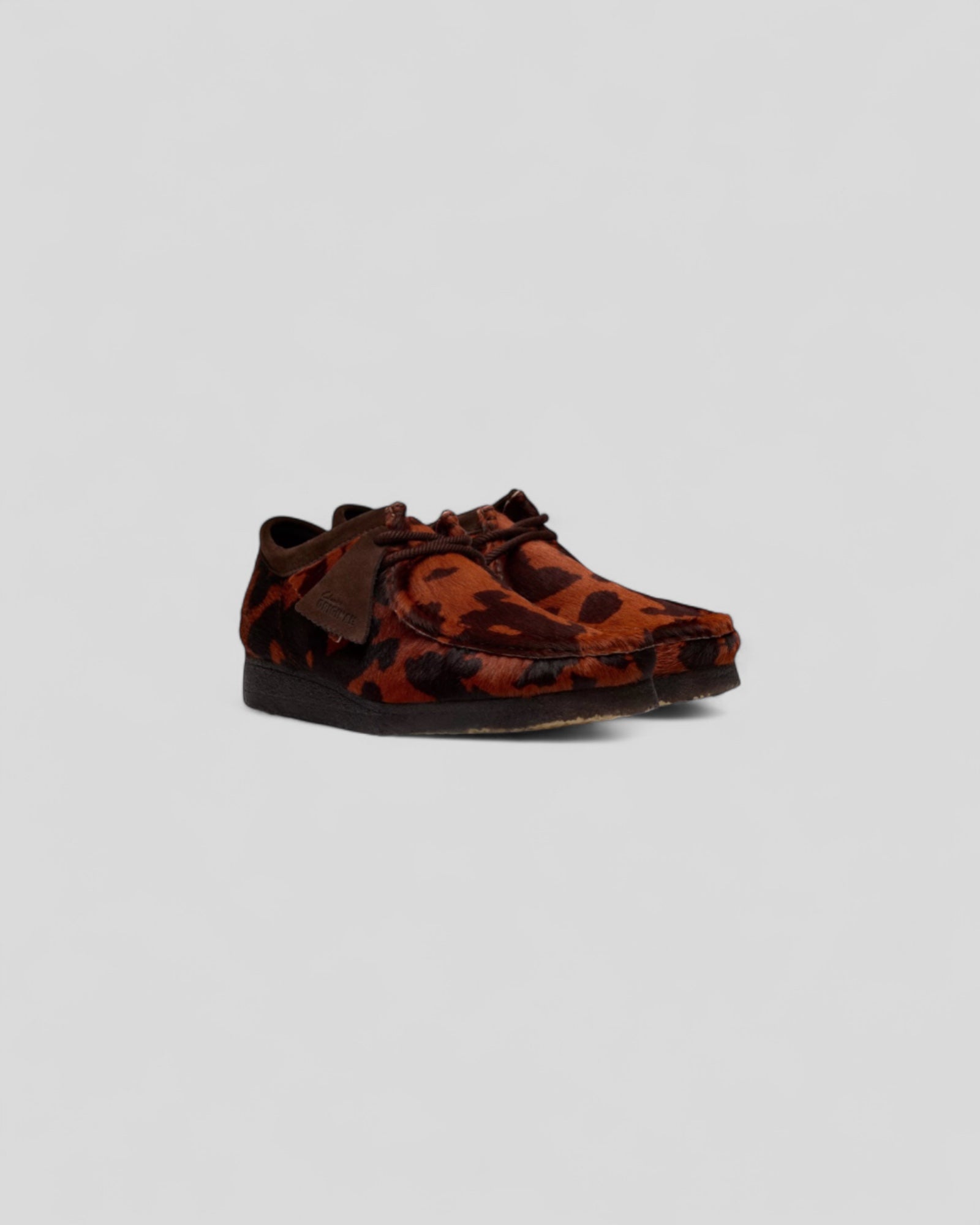 Clarks || Wallabee - Brown Cow Print - M' Clarks