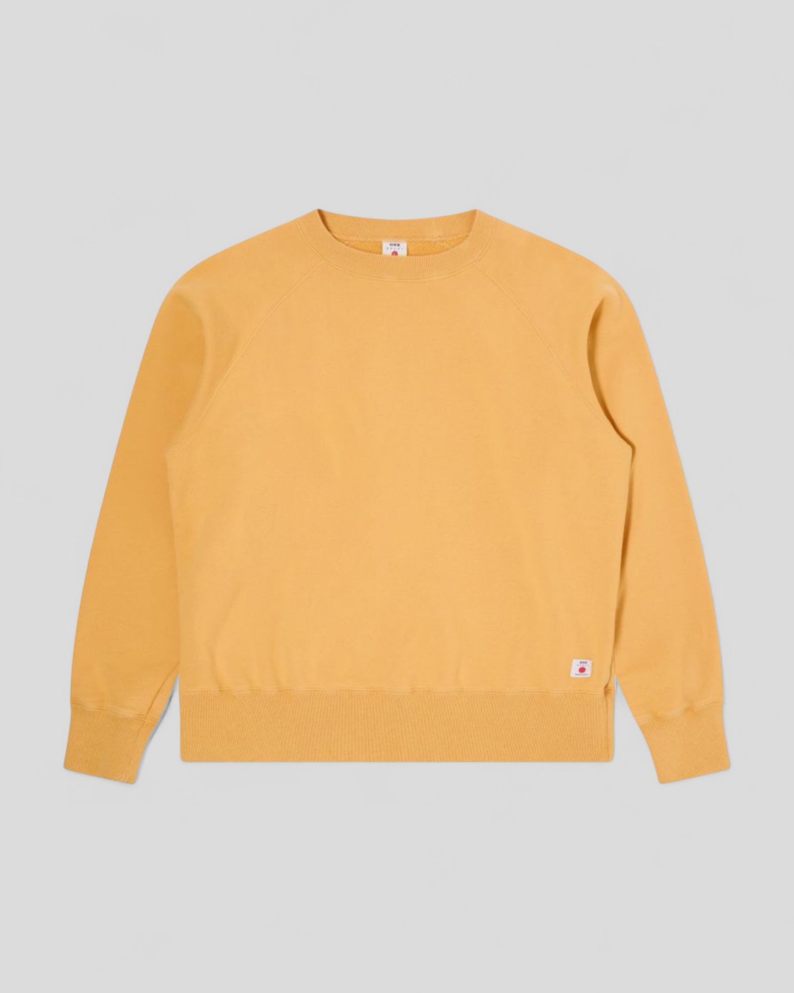 Edwin || Raglan Sleeve Crew - Mustard Ozone - M’ Edwin
