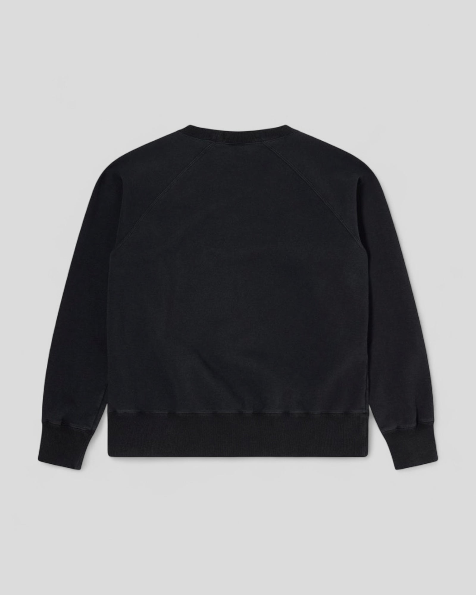 Edwin || Raglan Sleeve Crew - Black Ozone - M’ Edwin