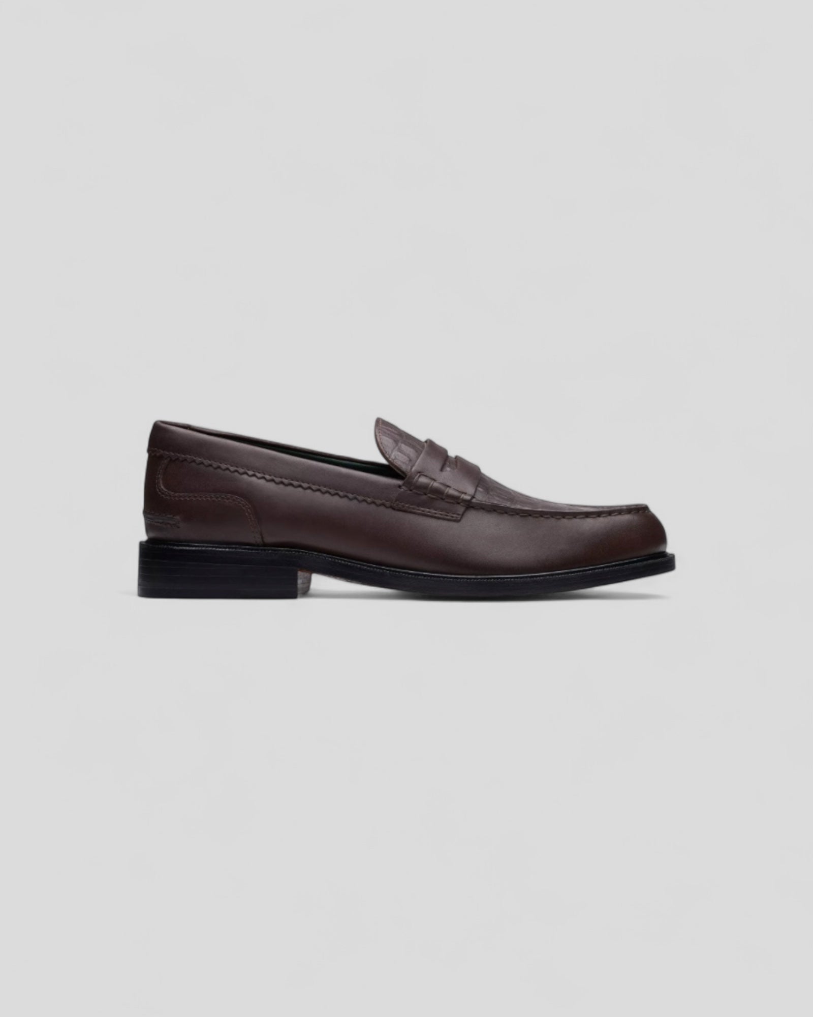 Clarks || CraftJames Lo - Brown Crocodile Leather - M’ Clarks