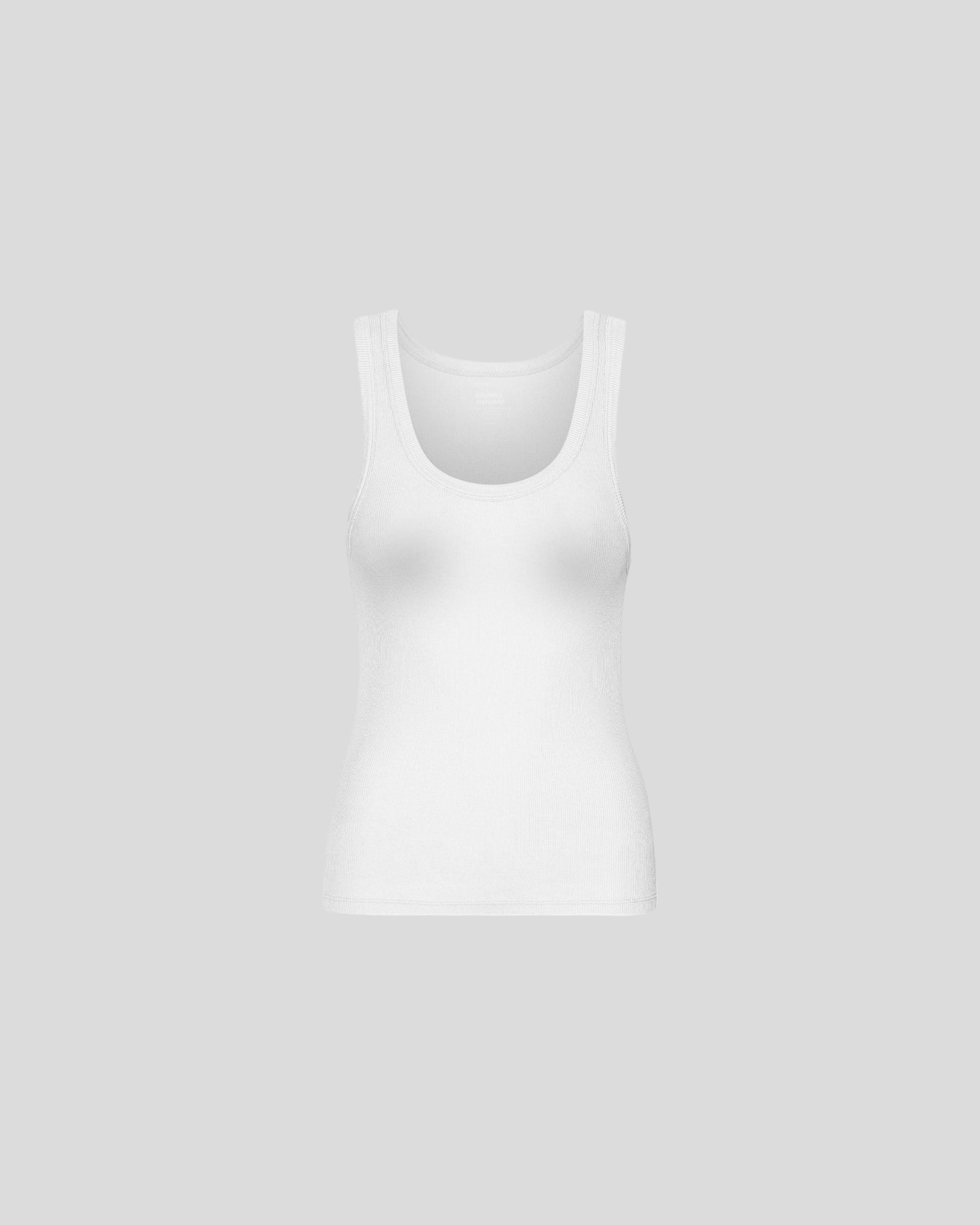 Colorful Standard || Organic Rib Tank - Top - Optical White