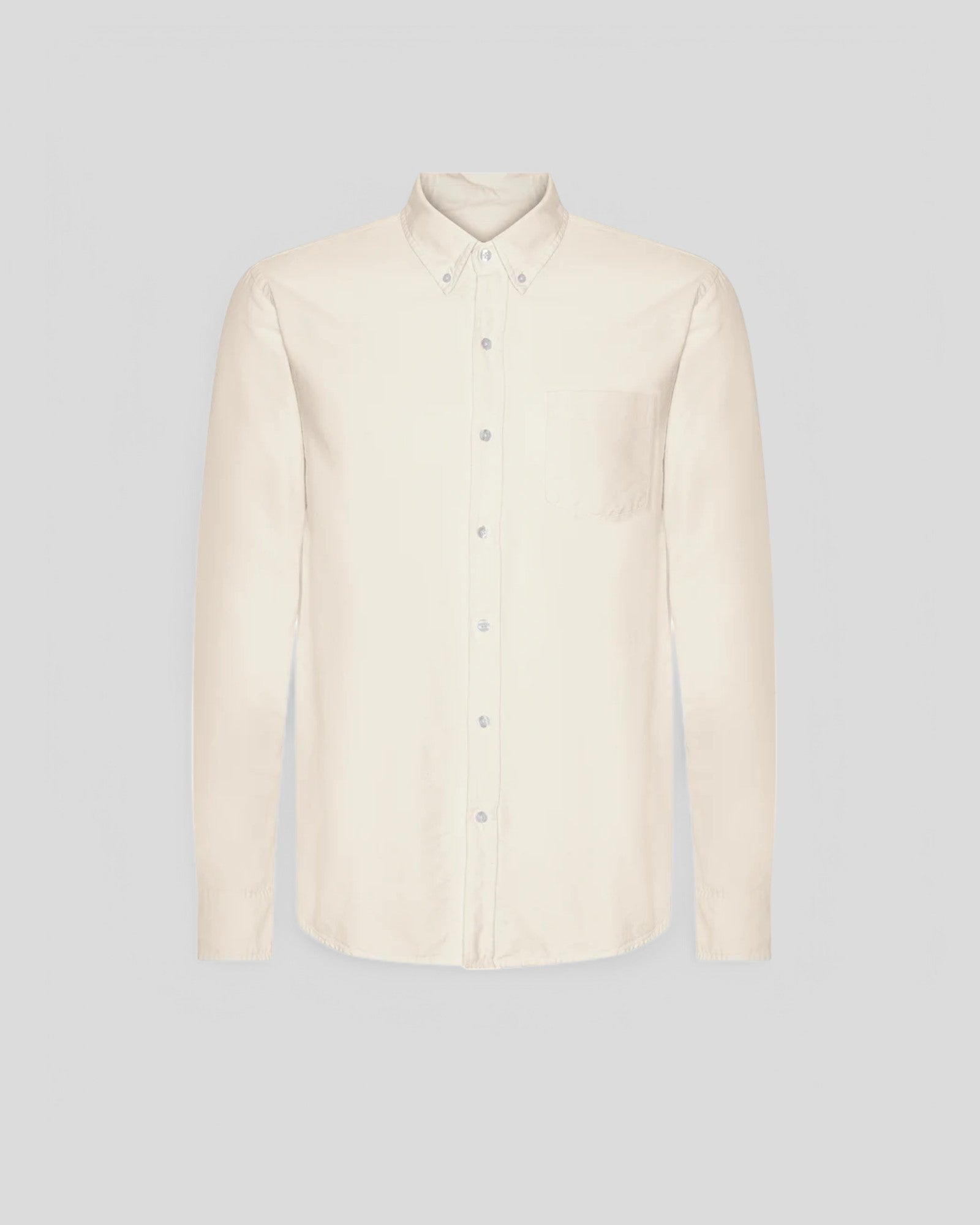 Colorfull Standard || Organic Button Down Shirt - Ivory White Colorful Standard
