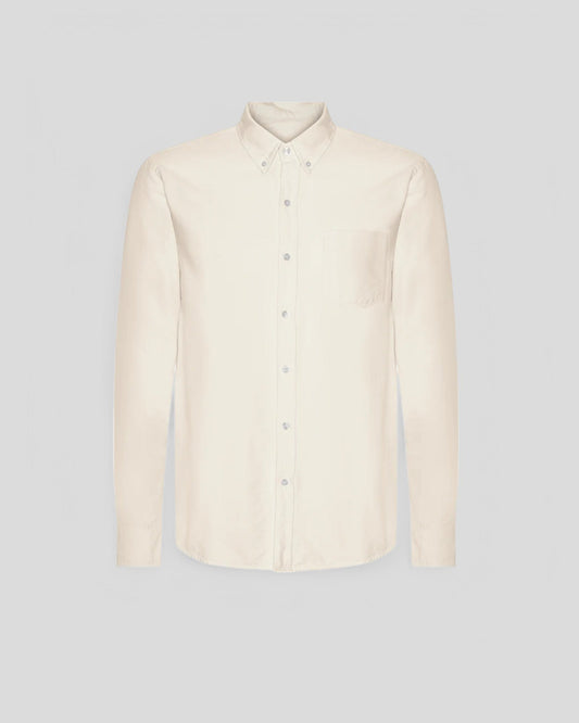Colorfull Standard || Organic Button Down Shirt - Ivory White Colorful Standard