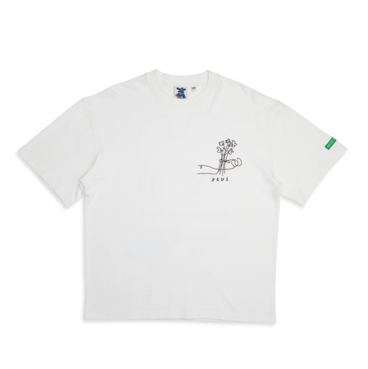 Deus Ex Machina || Hauntology tee - White