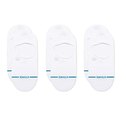 Stance || Icon No Show 3 Pack - White Stance