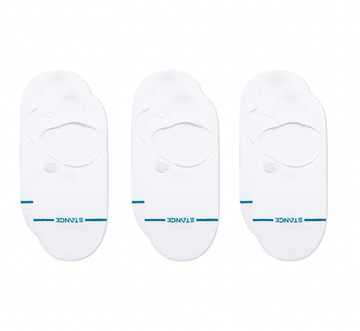 Stance || Icon No Show 3 Pack - White Stance