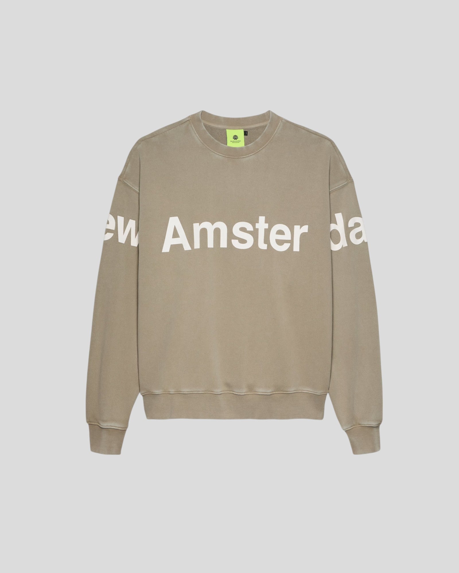 New Amsterdam || Line Crewneck Sweater - Rock