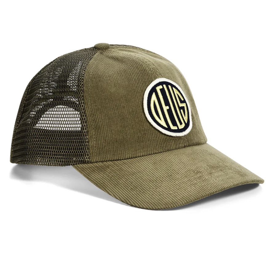 Deus || Pull Cord Trucker - Olive Green Deus ex machina