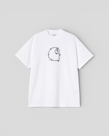 Carhartt || S/S Barbwire C T-Shirt - White - M’