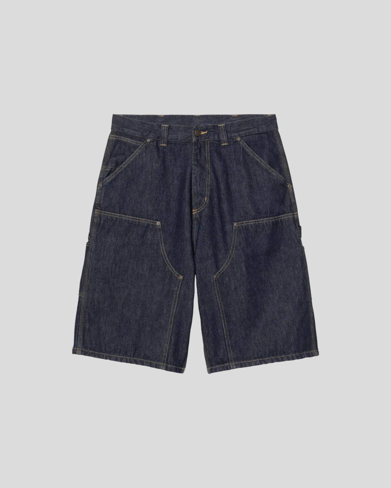 Carhartt ||OG Double Knee Short - Blue Rinsed Carhartt