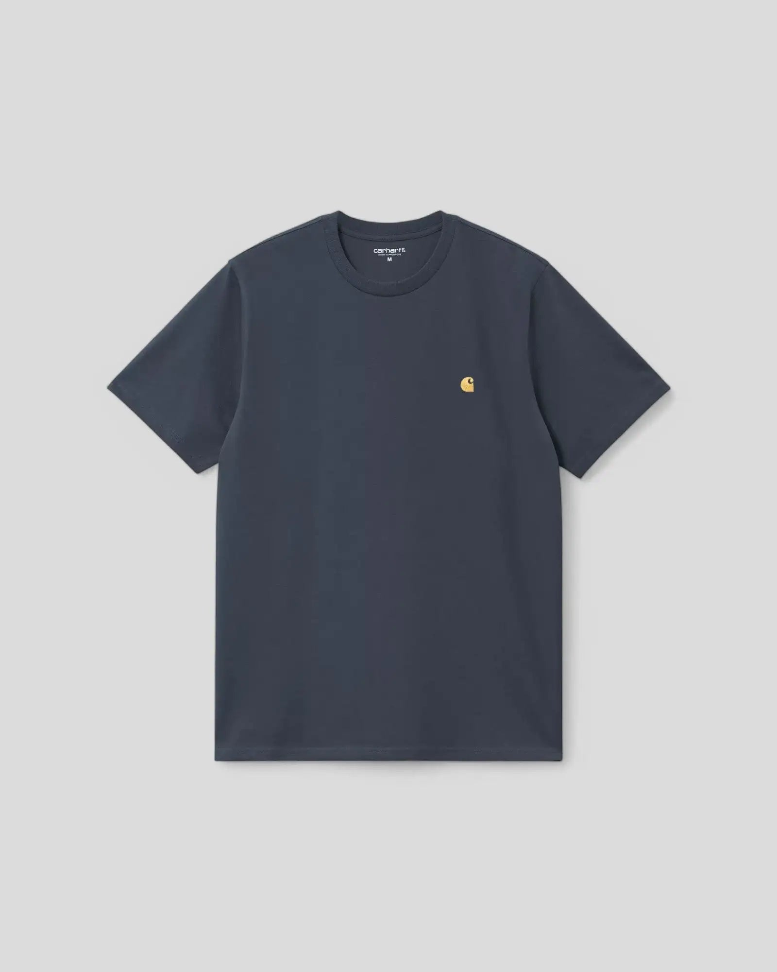 Carhartt || Chase T-Shirt - Dusky Blue/Gold - M" Carhartt