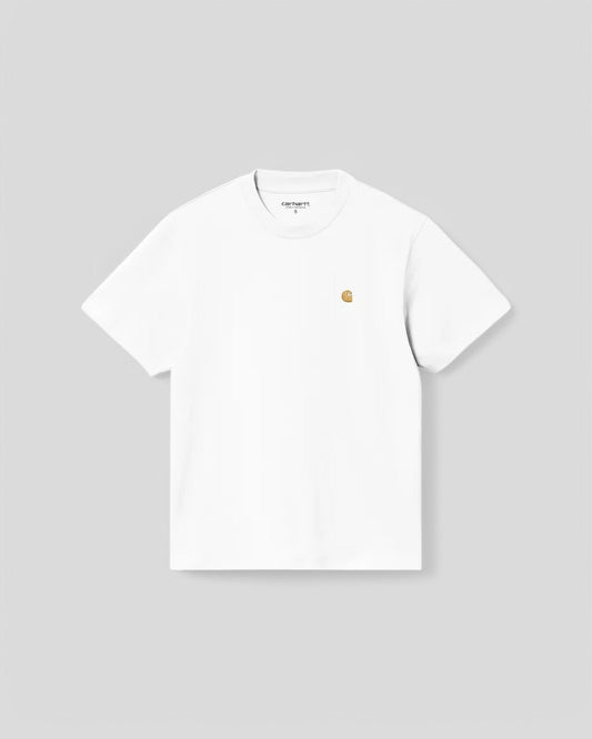 Carhartt || Chase T-Shirt - White/Gold - M" Carhartt