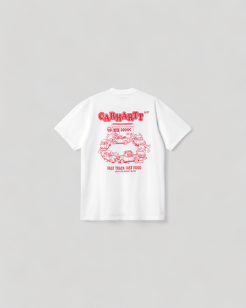 Carhartt || Fast Food - White/Red