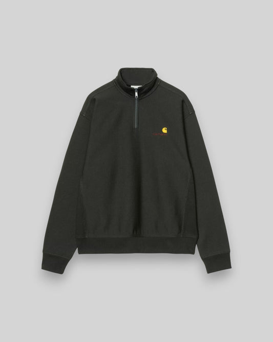 Carhartt || Half Zip American Script Sweat - Raven - M’ Carhartt