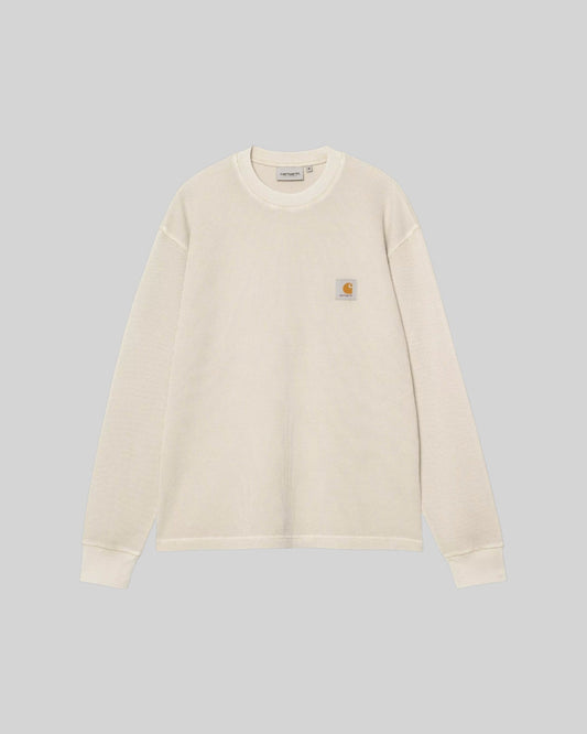 Carhartt || Waffle Vista L/S T-Shirt - Fleur De Sel - M' Carhartt