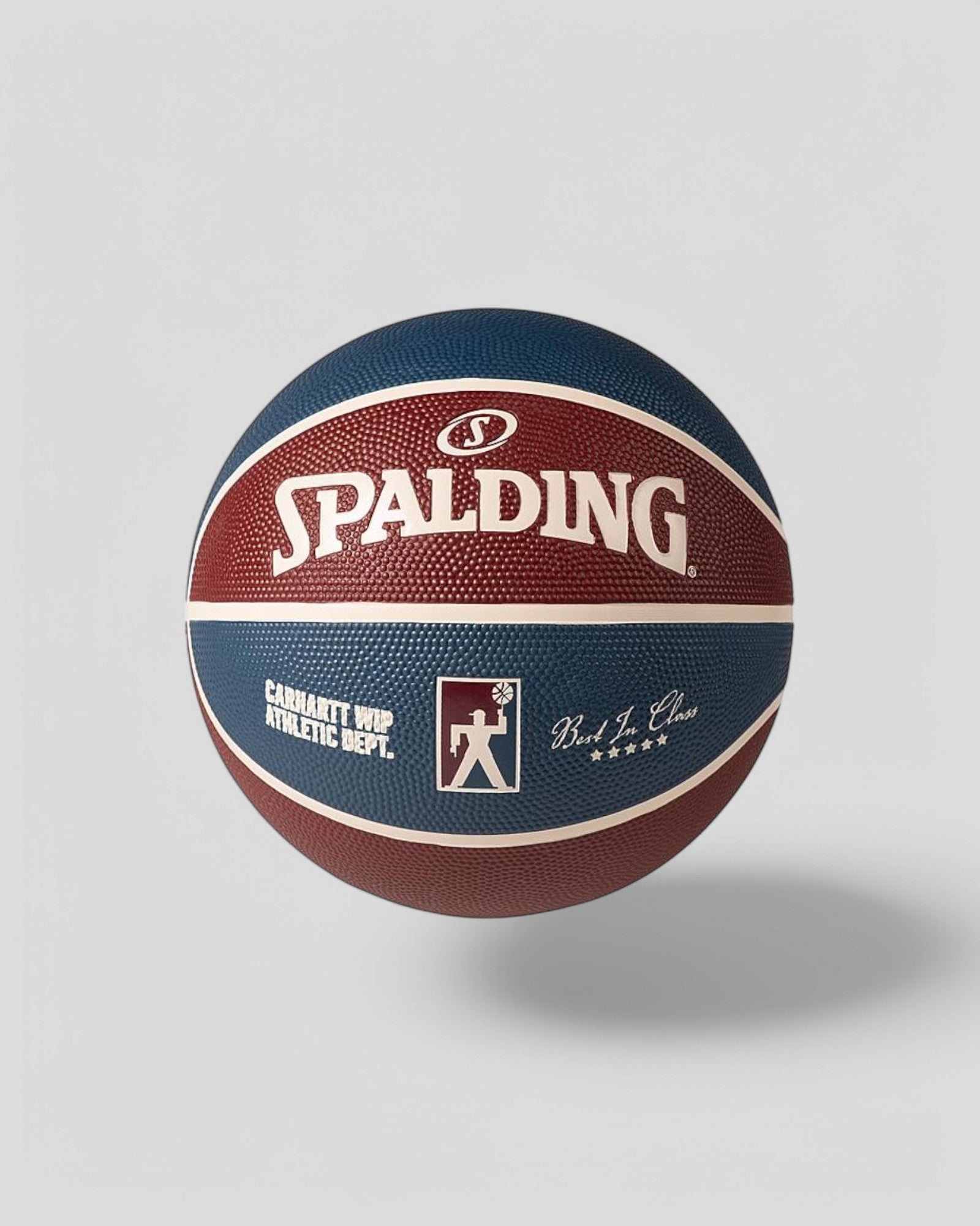 Carhartt || Spaldin X Carhartt - Basketball Rubber Mulbery - Dusky Blue/Naturel -M" Carhartt