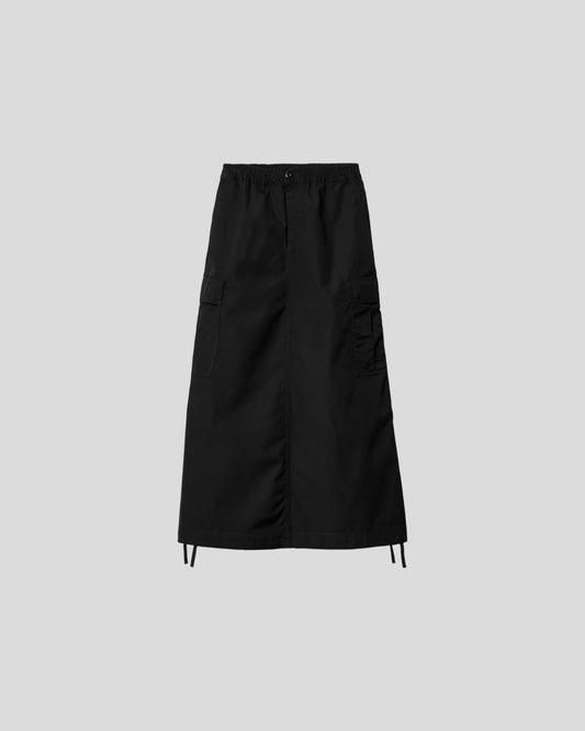 Carhartt || W' Cargo Skirt Long - Black