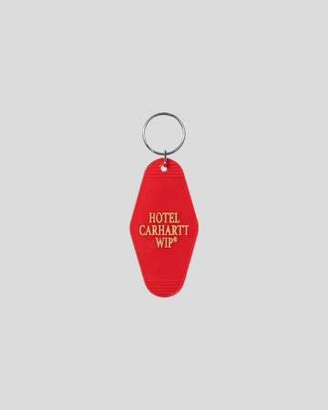 Carhartt || Hôtel Keys Keychain Plastic - Scarlet / Winter spice