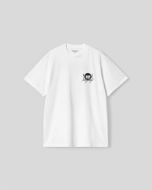 Carhartt || S/S Catalogue T-Shirt - White/ Black Carhartt