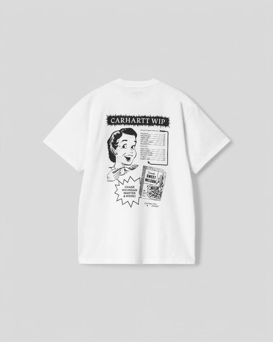 Carhartt || S/S Catalogue T-Shirt - White/ Black Carhartt