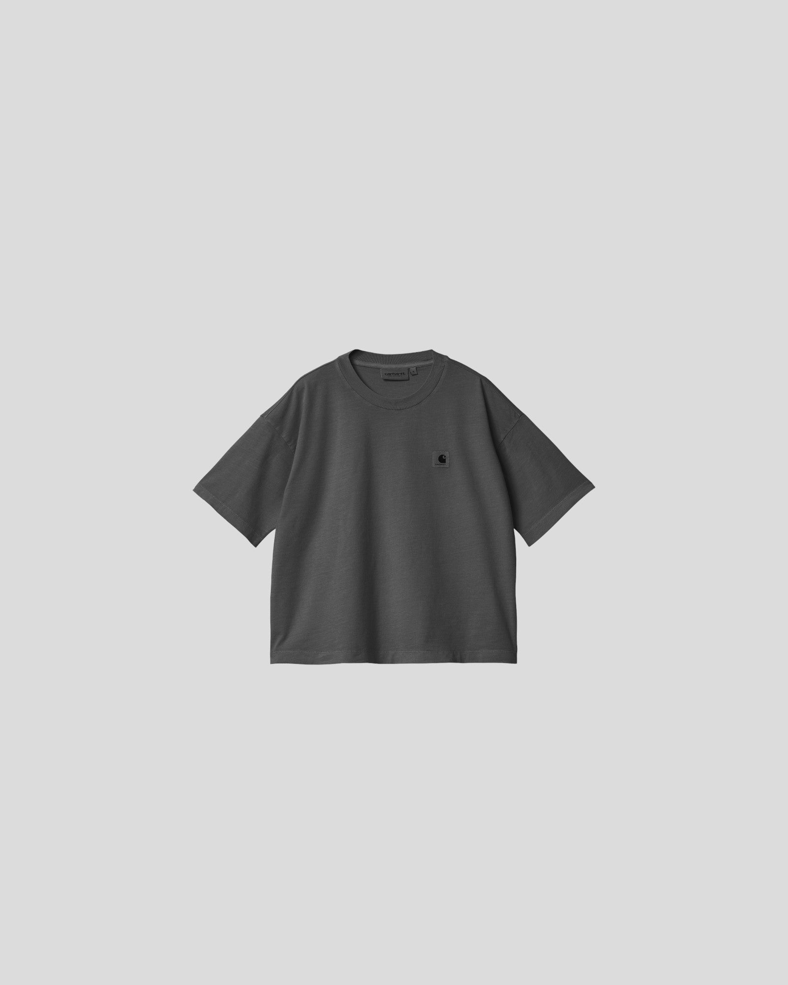 Carhartt || W' S/S Nelson T-Shirt - Charcoal Garment Dyed
