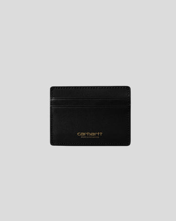 Carhartt || Vegas Cardholder - 100% Leather Black