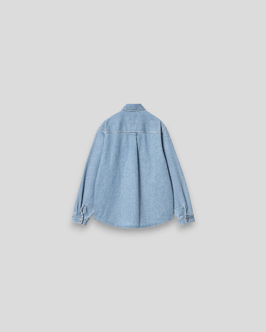 Carhartt || Harvey Shirt Jac - Blue / Dark Bleached Carhartt