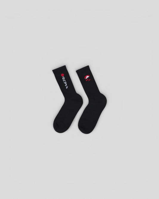 Edwin || Kamifuji Socks - Black Edwin