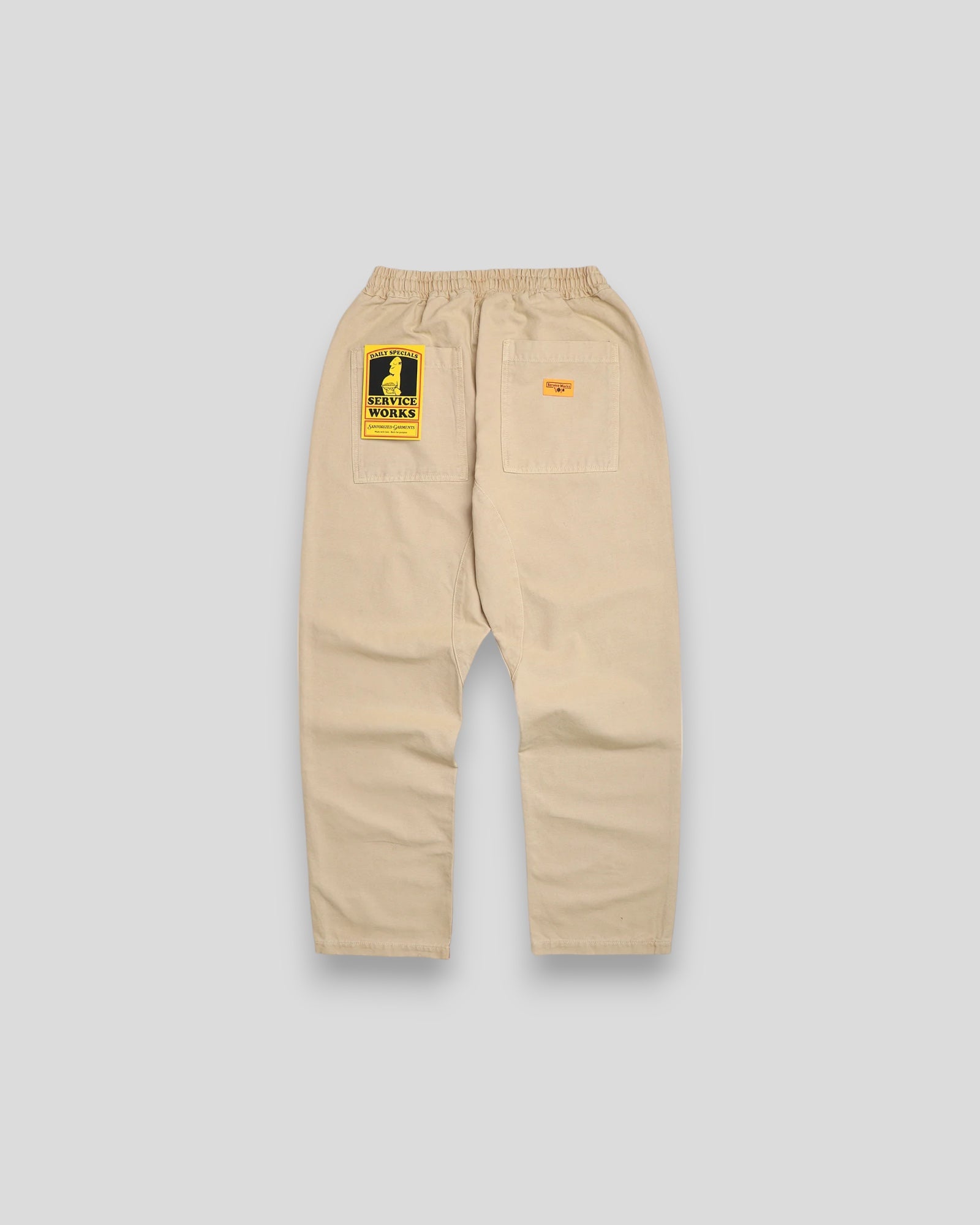 Service Works || Classic Canvas Chef Pants - Pale Khaki Service Works