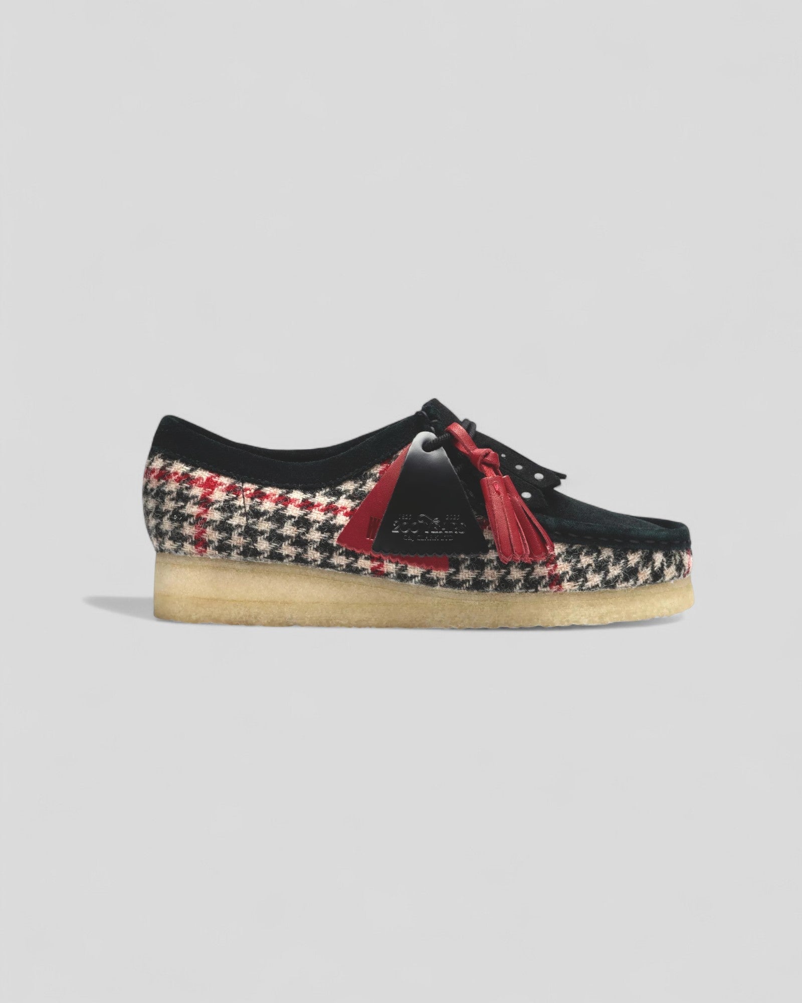 Clarks || Wallabee - Black TweedCombi W' Clarks