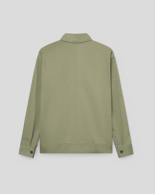 Les Deux || Como Cotton Coach Jacket - Lichen Green