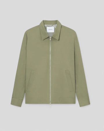 Les Deux || Como Cotton Coach Jacket - Lichen Green