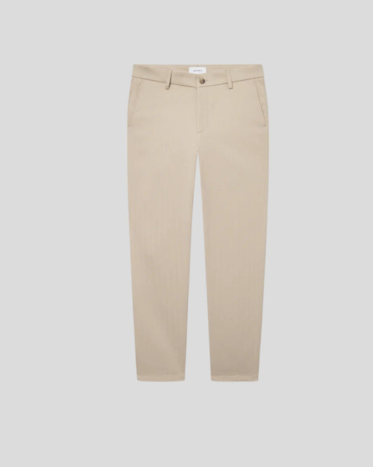 Les Deux ||Como Reg Herringbone Suit Pants - Dark Sand/ light Sand