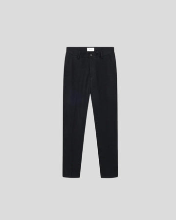 Les Deux || Como Reg Wool Suit Pants - Black Melange Les Deux