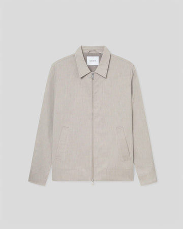 Les Deux || Como Slub Coach Bomber Jacket - Light Sand