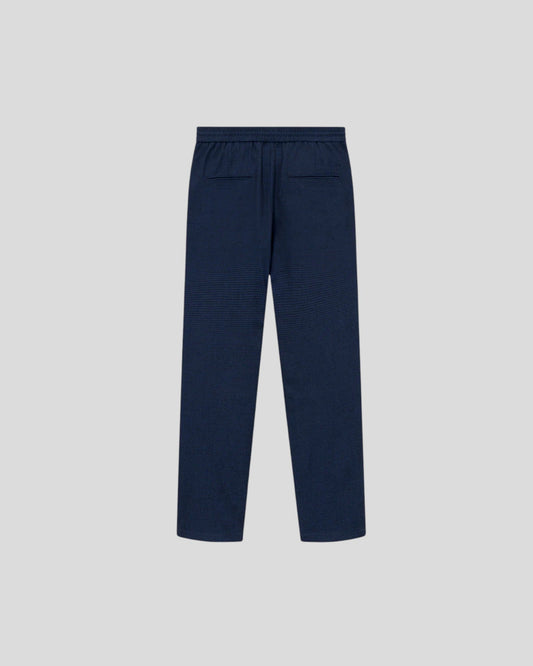 Les Deux || Como Tapered Textured Drawstring Pants - Dark Navy