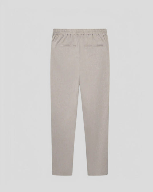 Les Deux || Como Tapered Slub Drawstring Pants - Light Sand