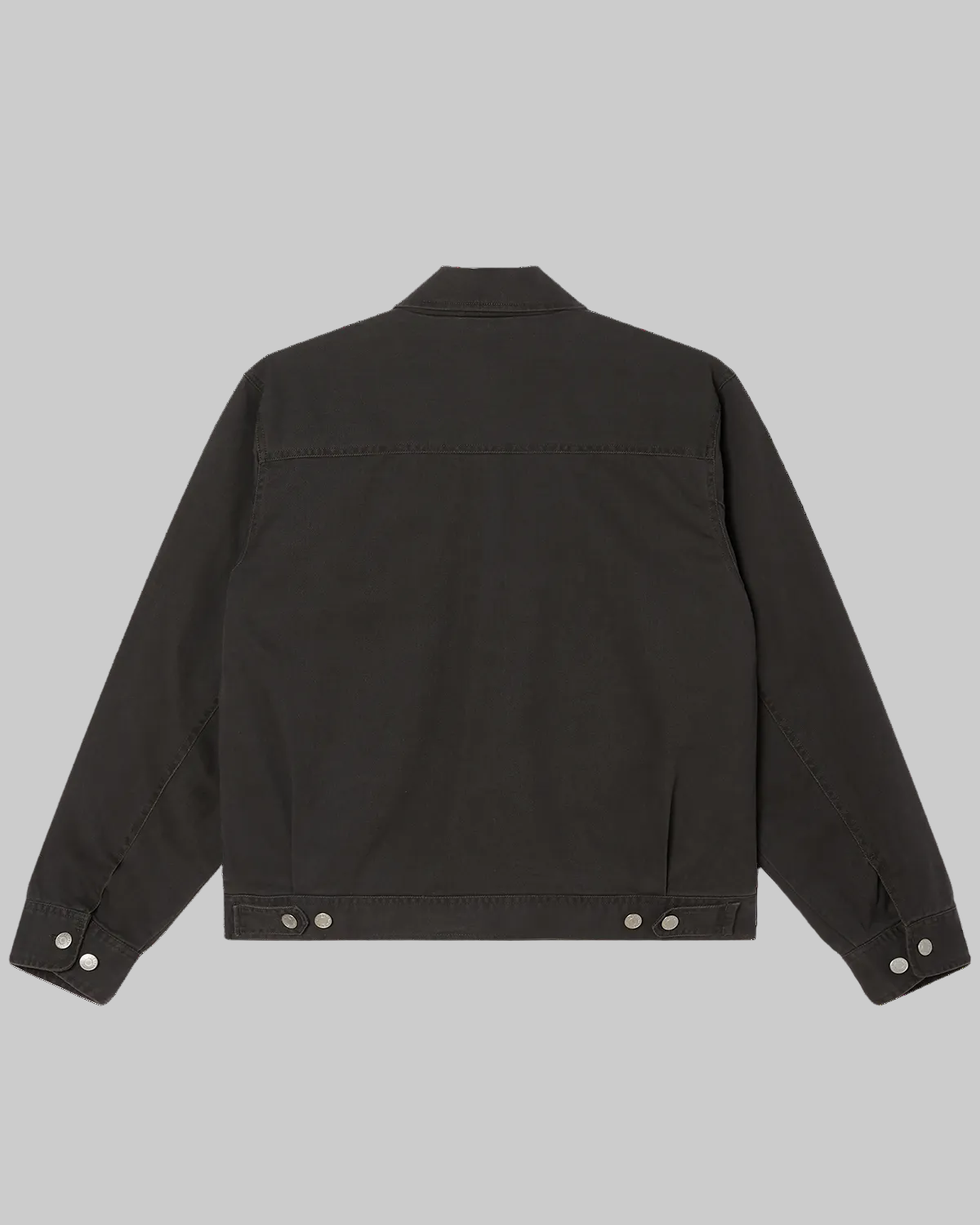 Obey || Walter Work Jacket - Black Faded Wash - M’ Obey