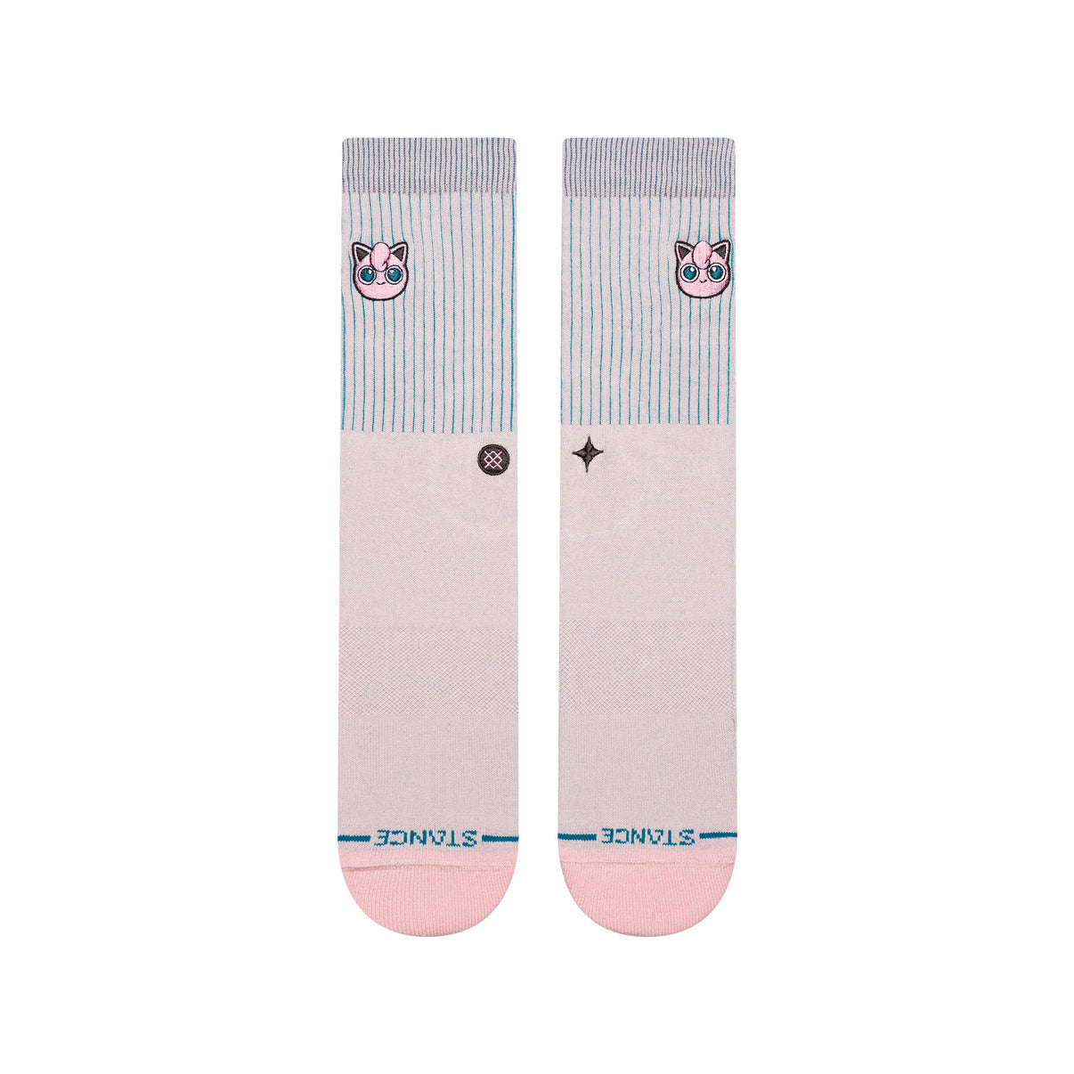 Stance || Jigglypuff Crew Sock - Pink - M’ Stance