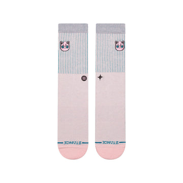 Stance || Jigglypuff Crew Sock - Pink - M’ Stance