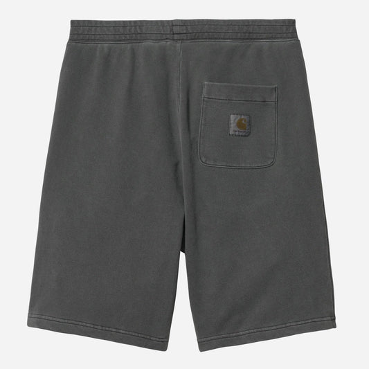 Carhartt || Nelson Sweat Short - Black Garment Dyed - M’ Carhartt