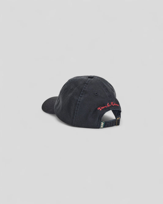 Deus Ex Machina || Deep Cut Dad Cap - Black M' Deus ex machina