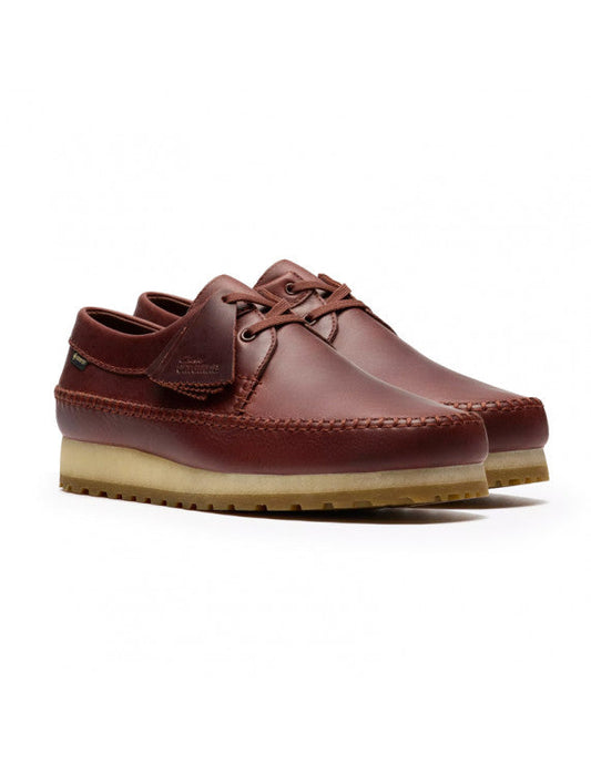 Clark’s || Weaver GTX RB - Brown Leather - M’ Clarks