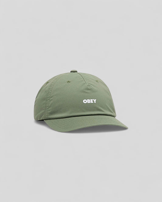 Obey || Miles 5 Panel Strapback - Olive - M’ Obey