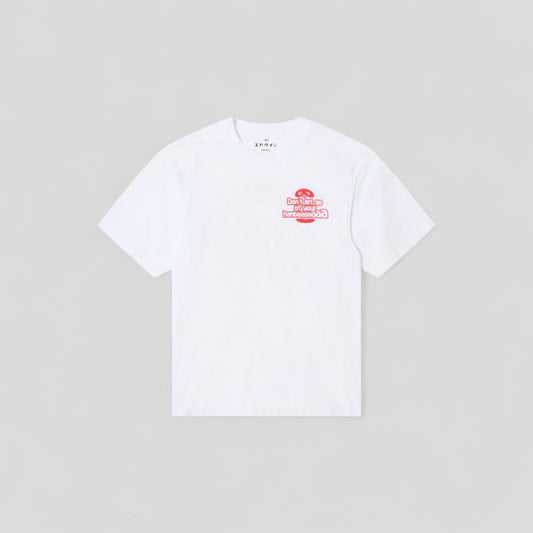 Edwin || Tanuki TS - White Garment Washed - M’ Edwin